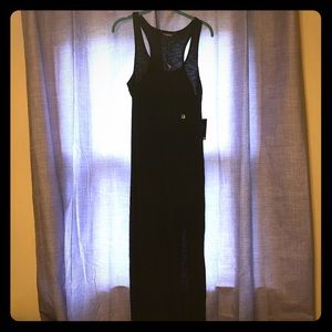 Black maxi dress from Express NWT